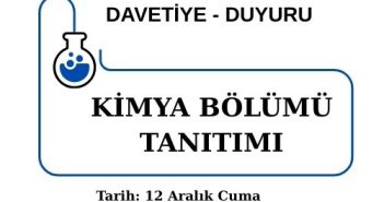 DAVETİYE – DUYURU