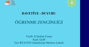 DAVETİYE-DUYURU