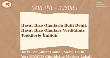 DAVETİYE-DUYURU