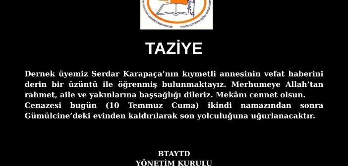 TAZİYE